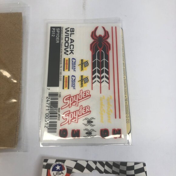 PineCar Derby Car‎ Decals, Axles Polishing Kit, Sand Paper, Glue & Racer Weights - Picture 3 of 14